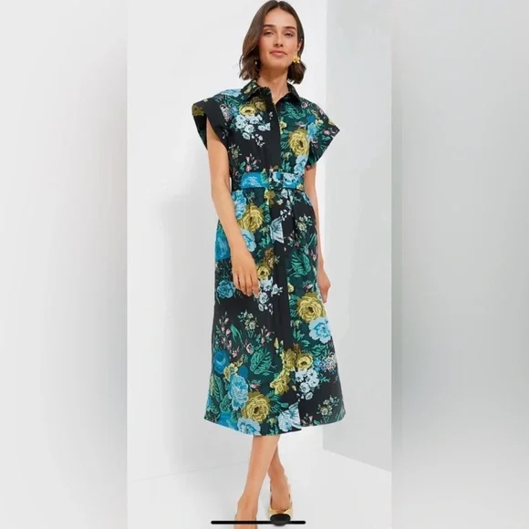 Tuckernuck Black Floral Maxi Dress - Picture 3 of 6